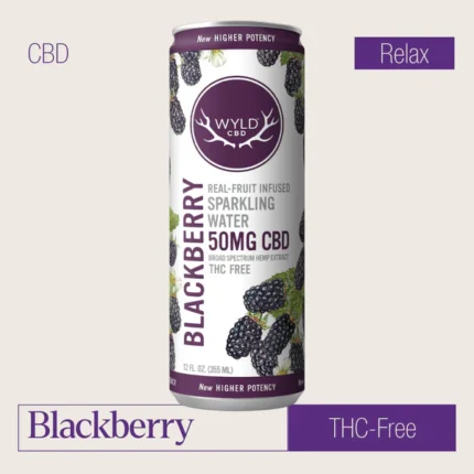 Blackberry CBD Sparkling Water |