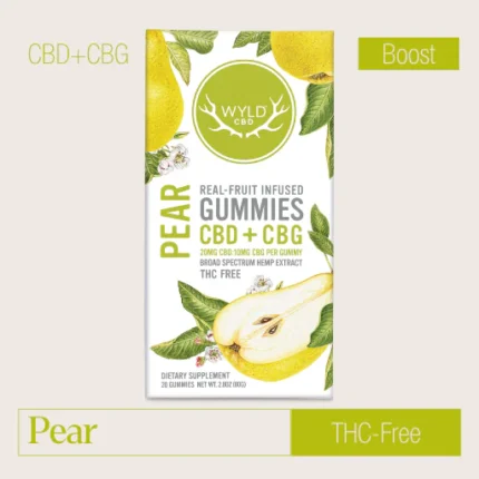 Pear CBD:CBG Gummies